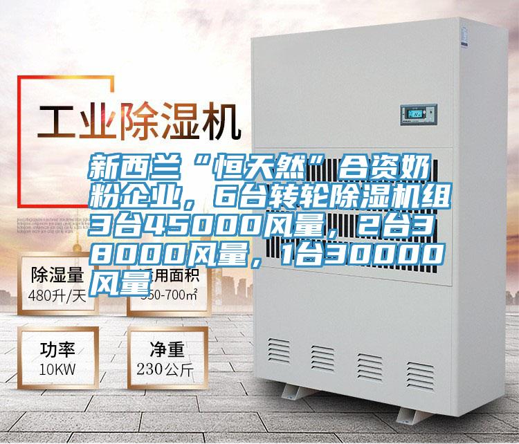 新西蘭“恒天然”合資奶粉企業，6臺轉輪除濕機組3臺45000風量，2臺38000風量，1臺30000風量