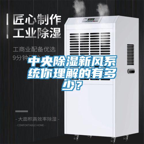 中央除濕新風系統你理解的有多少？