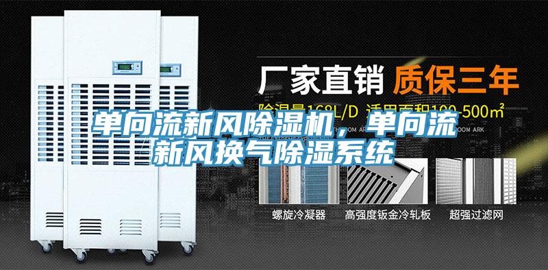 單向流新風除濕機，單向流新風換氣除濕系統