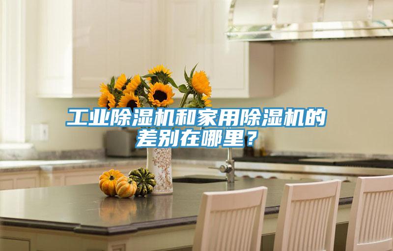工業除濕機和家用除濕機的差別在哪里？