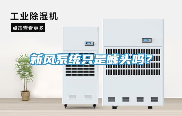 新風系統只是噱頭嗎？