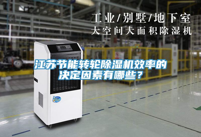 江蘇節能轉輪除濕機效率的決定因素有哪些？