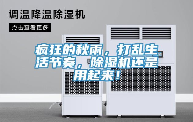 瘋狂的秋雨，打亂生活節(jié)奏，除濕機(jī)還是用起來！