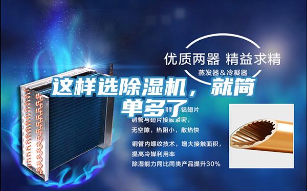 這樣選除濕機，就簡單多了