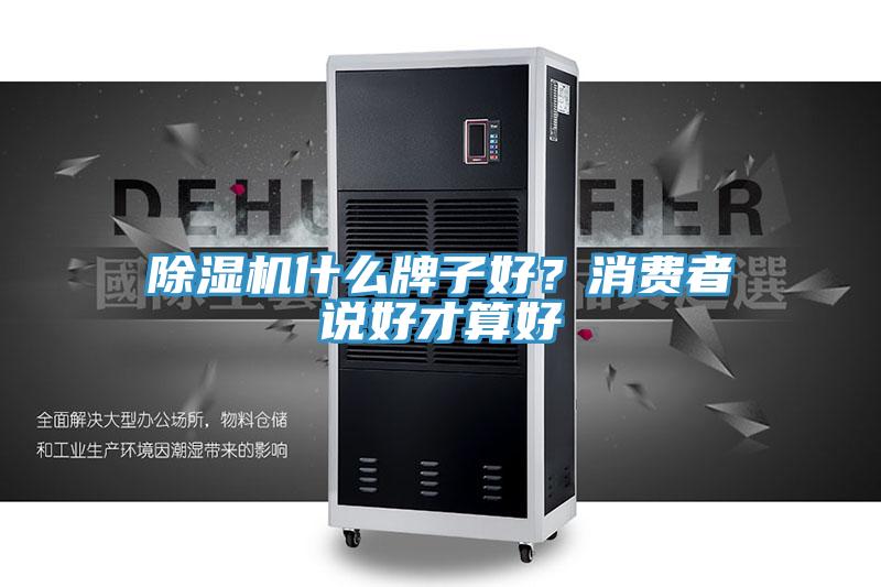 除濕機(jī)什么牌子好？消費者說好才算好