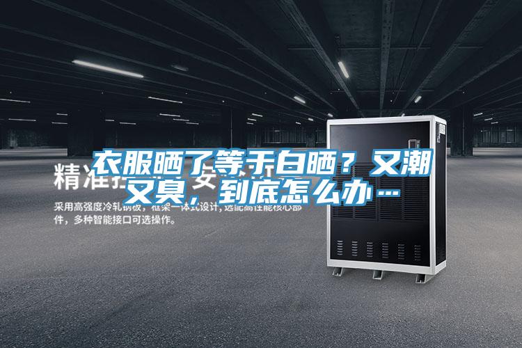 衣服曬了等于白曬？又潮又臭，到底怎么辦…