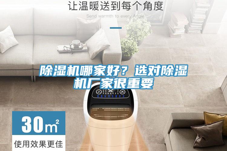 除濕機哪家好？選對除濕機廠家很重要