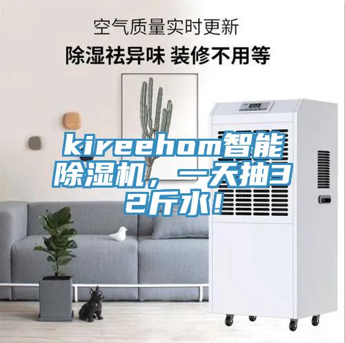 kireehom智能除濕機，一天抽32斤水！