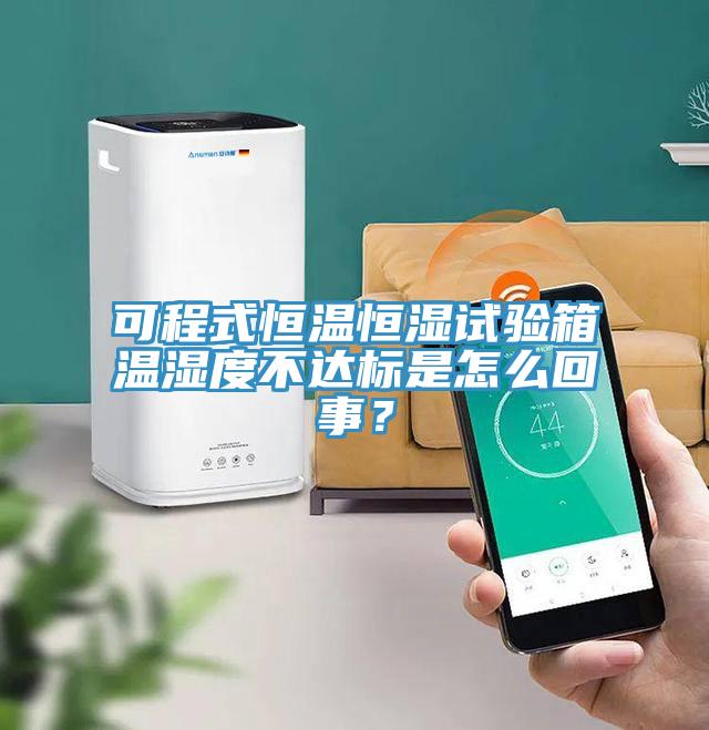 可程式恒溫恒濕試驗箱溫濕度不達標是怎么回事？