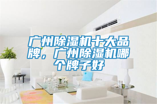 廣州除濕機十大品牌，廣州除濕機哪個牌子好
