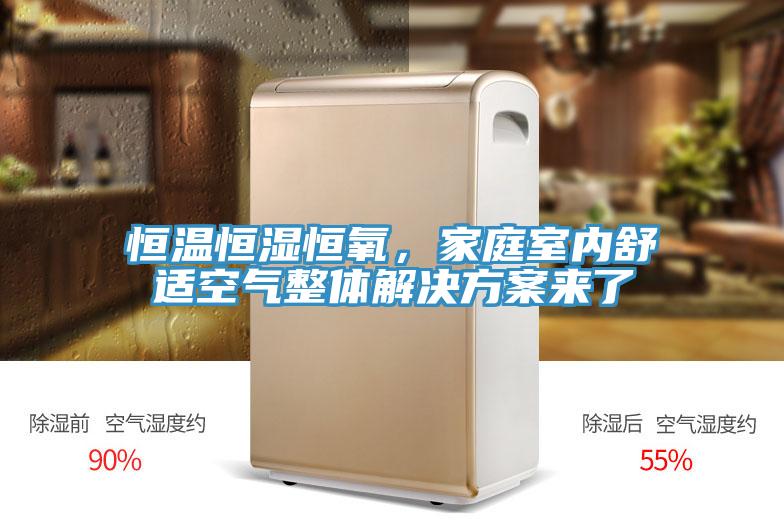 恒溫恒濕恒氧，家庭室內(nèi)舒適空氣整體解決方案來了