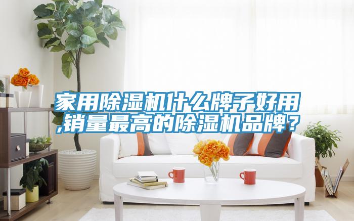 家用除濕機什么牌子好用,銷量最高的除濕機品牌？