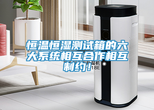 恒溫恒濕測試箱的六大系統相互合作相互制約！