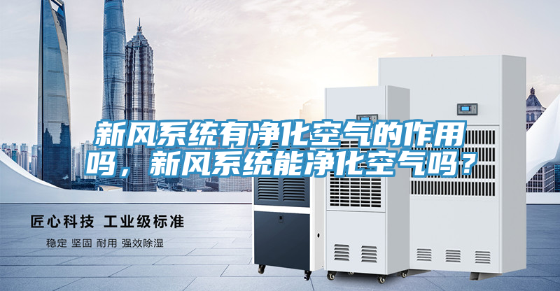 新風(fēng)系統(tǒng)有凈化空氣的作用嗎，新風(fēng)系統(tǒng)能凈化空氣嗎？