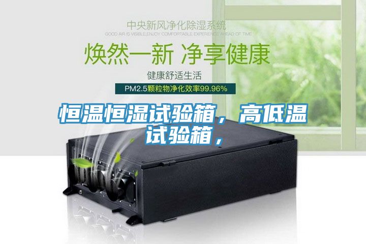 恒溫恒濕試驗箱，高低溫試驗箱，