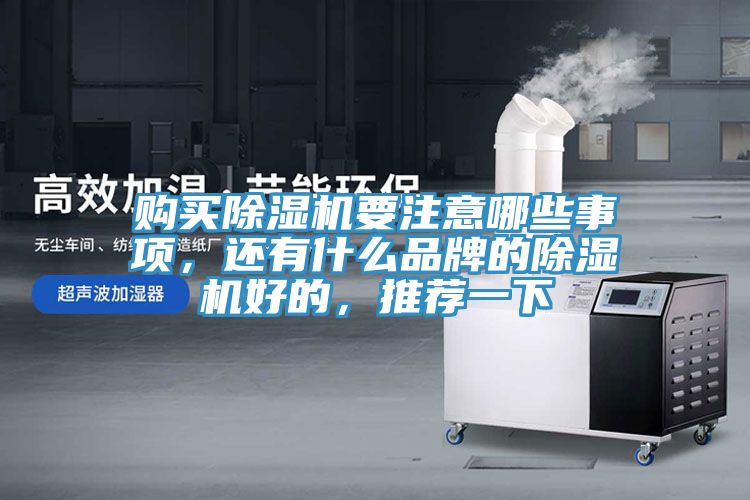 購買除濕機要注意哪些事項，還有什么品牌的除濕機好的，推薦一下