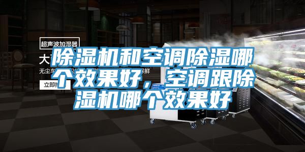 除濕機和空調除濕哪個效果好，空調跟除濕機哪個效果好