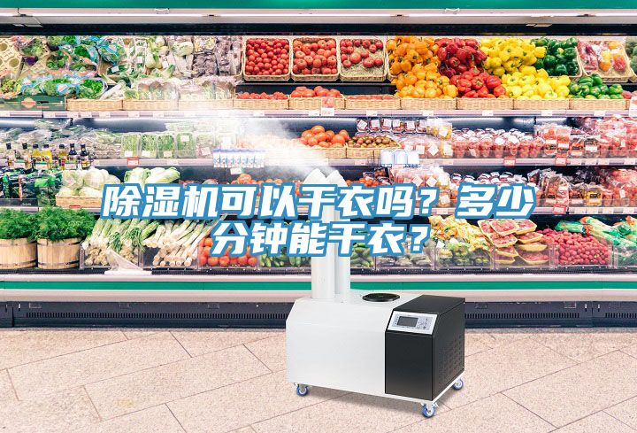 除濕機可以干衣嗎？多少分鐘能干衣？