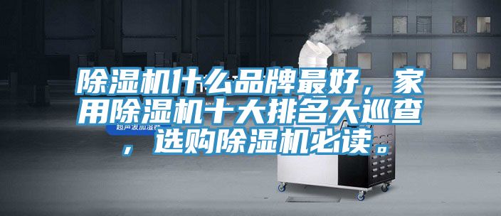除濕機(jī)什么品牌最好，家用除濕機(jī)十大排名大巡查，選購除濕機(jī)必讀。