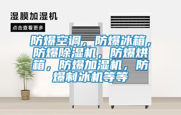 防爆空調(diào)，防爆冰箱，防爆除濕機，防爆烘箱，防爆加濕機，防爆制冰機等等