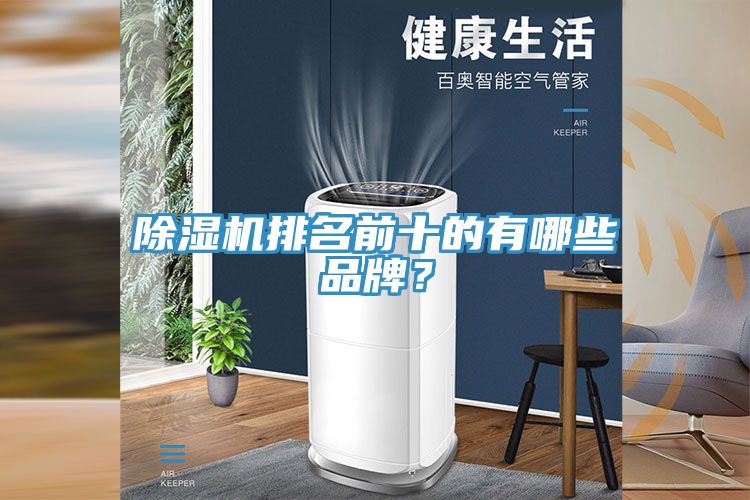 除濕機排名前十的有哪些品牌？