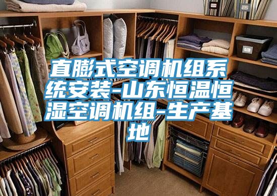 直膨式空調機組系統(tǒng)安裝-山東恒溫恒濕空調機組-生產(chǎn)基地