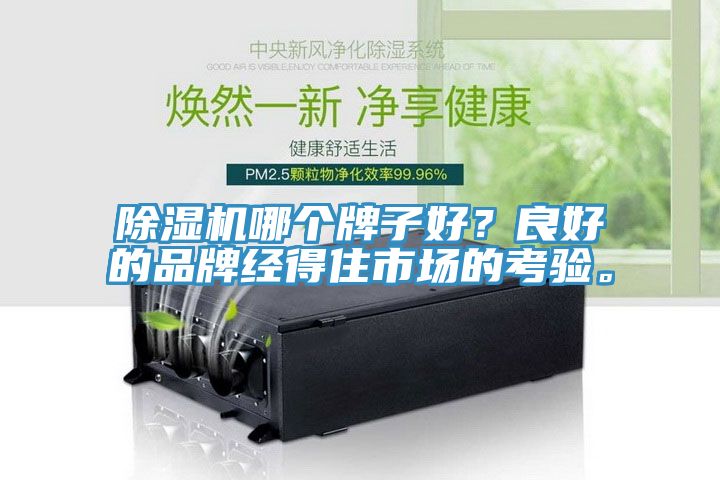 除濕機哪個牌子好？良好的品牌經得住市場的考驗。
