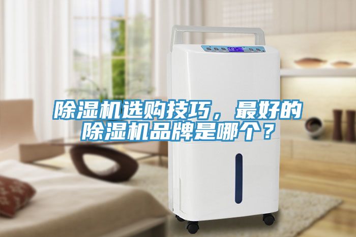 除濕機選購技巧，最好的除濕機品牌是哪個？